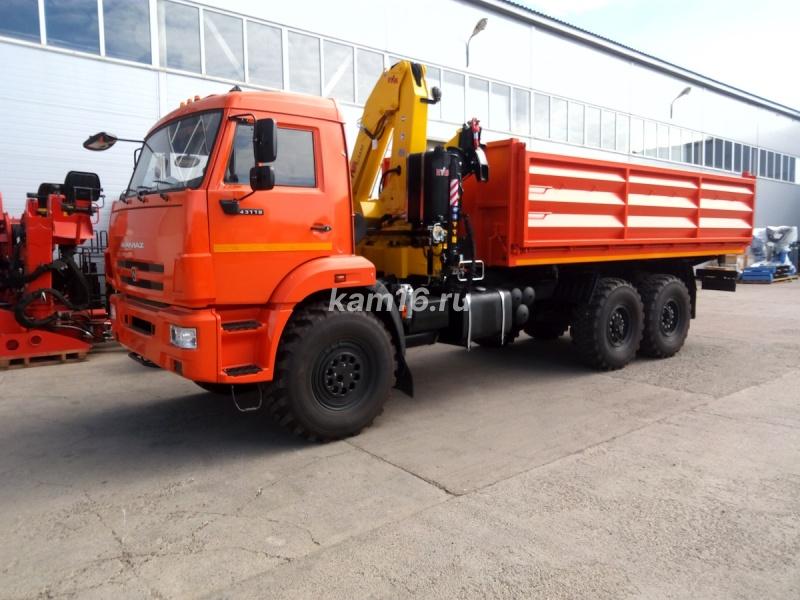 КАМАЗ 43118 самосвал с КМУ HYVA 150 (5 тн)